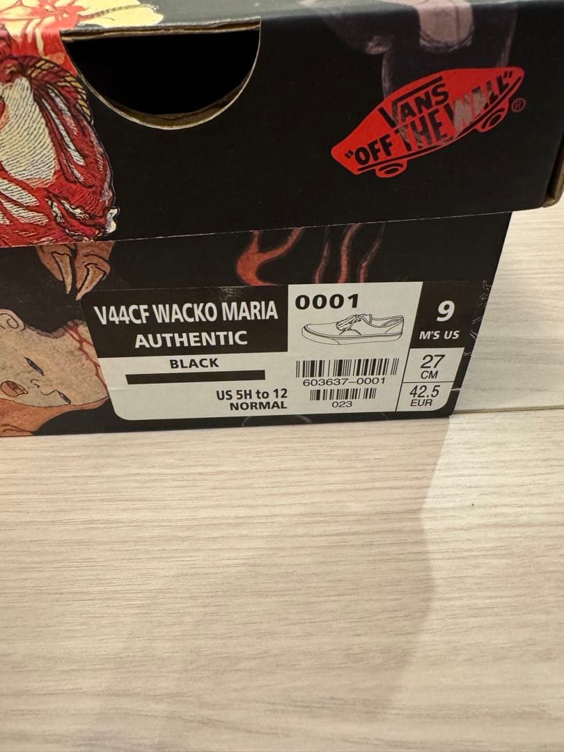 靴 WACKO MARIA VANS AUTHENTIC