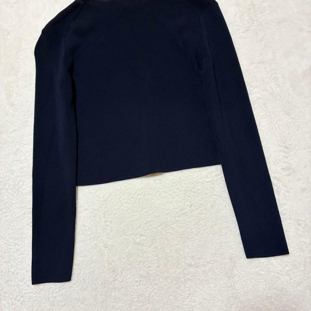 TOCCA トッカ ボレロ カーディガン ネイビー 装飾リボン XS