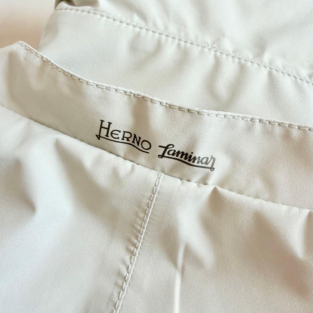 美品★HERNO ラミナー スプリングコート トレンチコート ゴアテックス 40