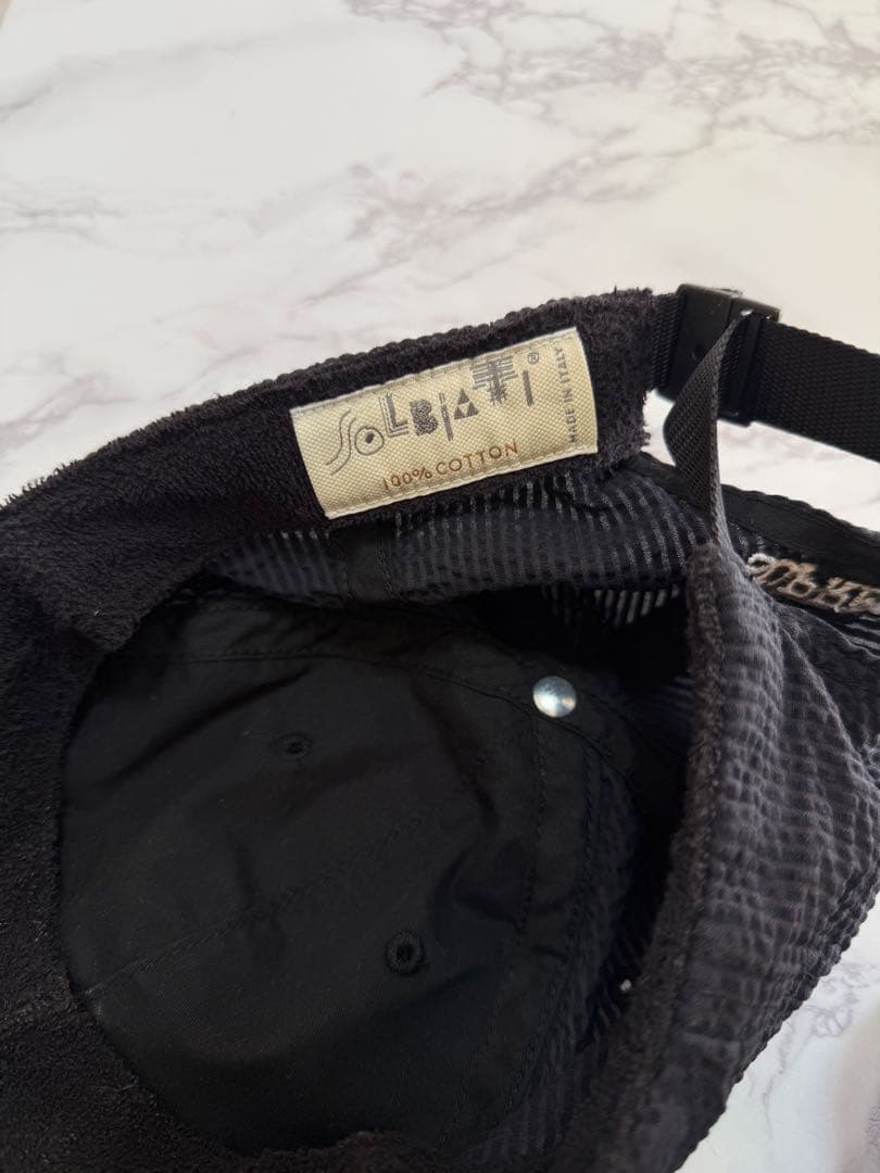 supreme キャップ 24SSシアサッカー Sロゴ