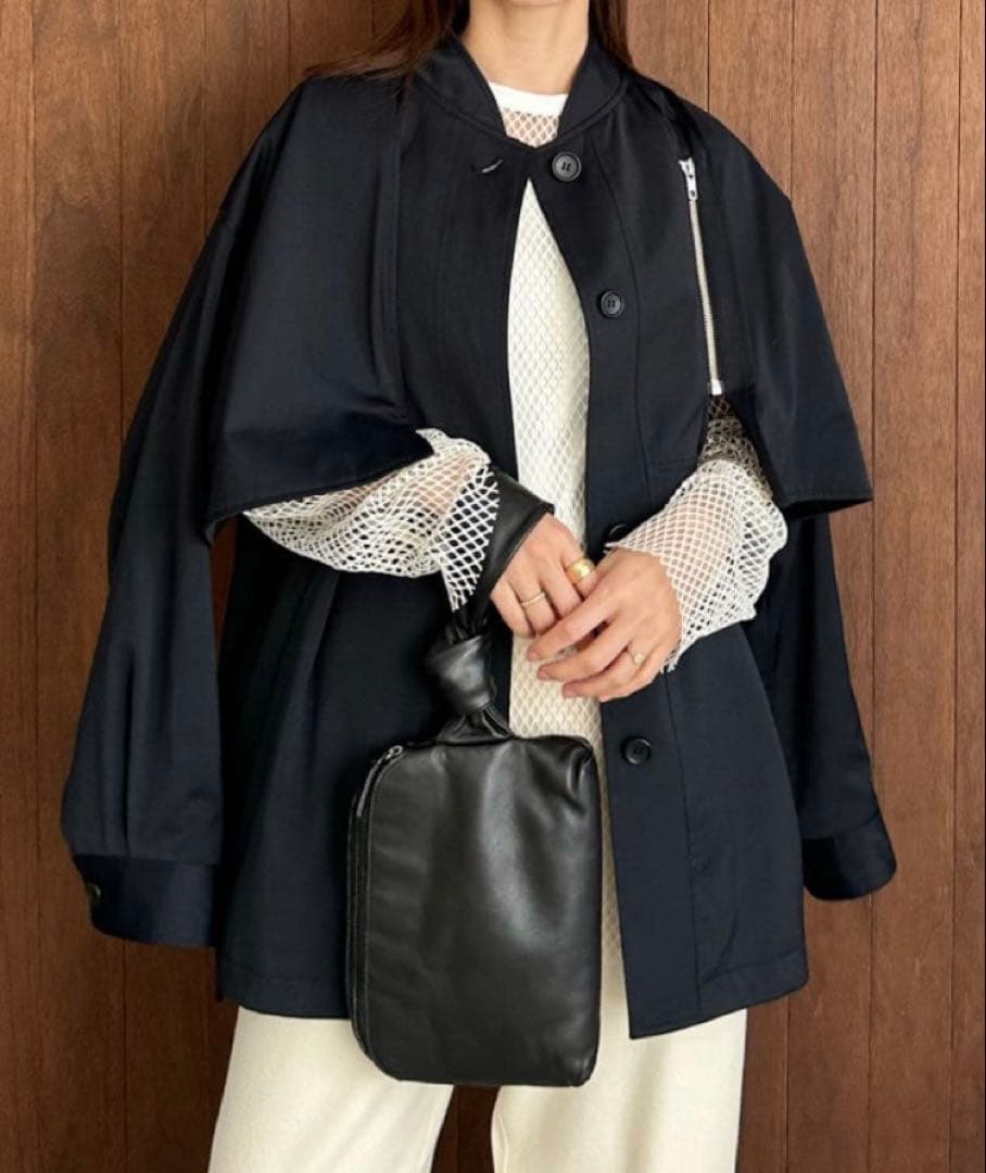 CLANE 3WAY ARRANGE JACKET ネイビー1