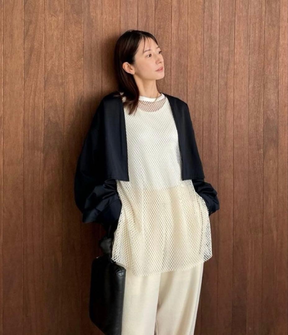 CLANE 3WAY ARRANGE JACKET ネイビー1