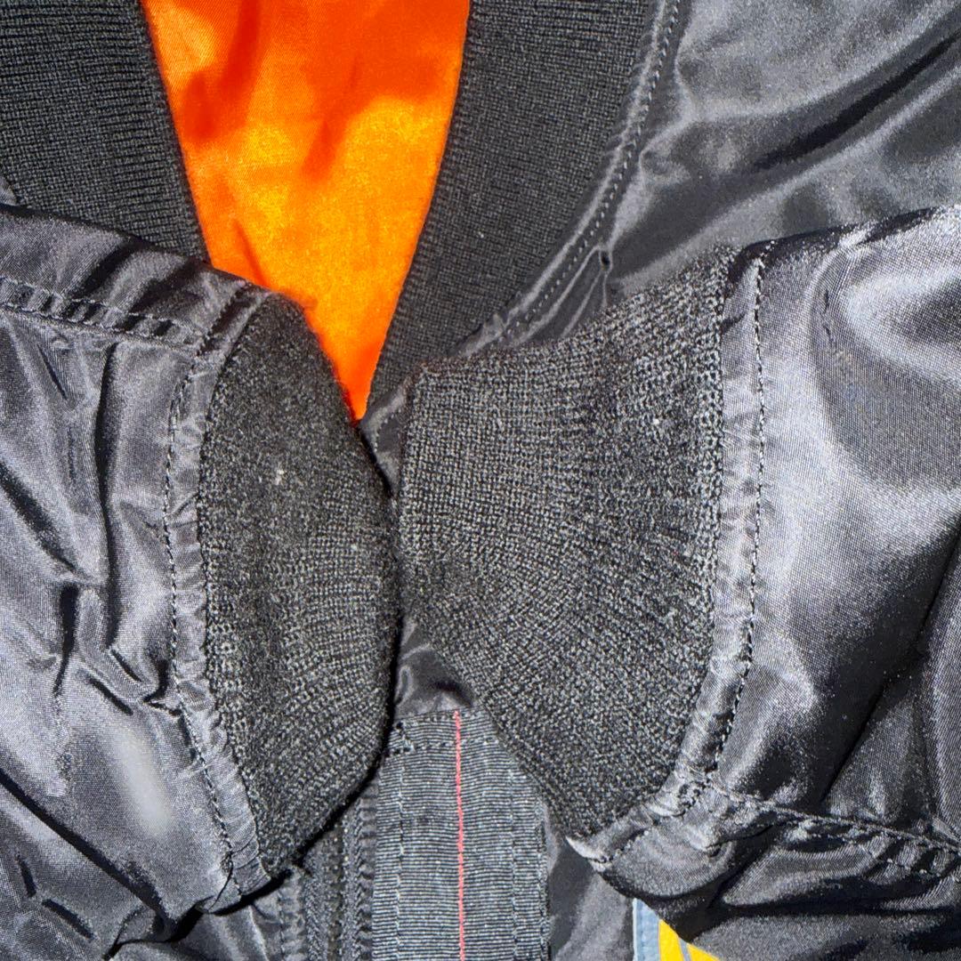 AVIREX トップガンMA-1 フライトジャケット パッチ付き2XL