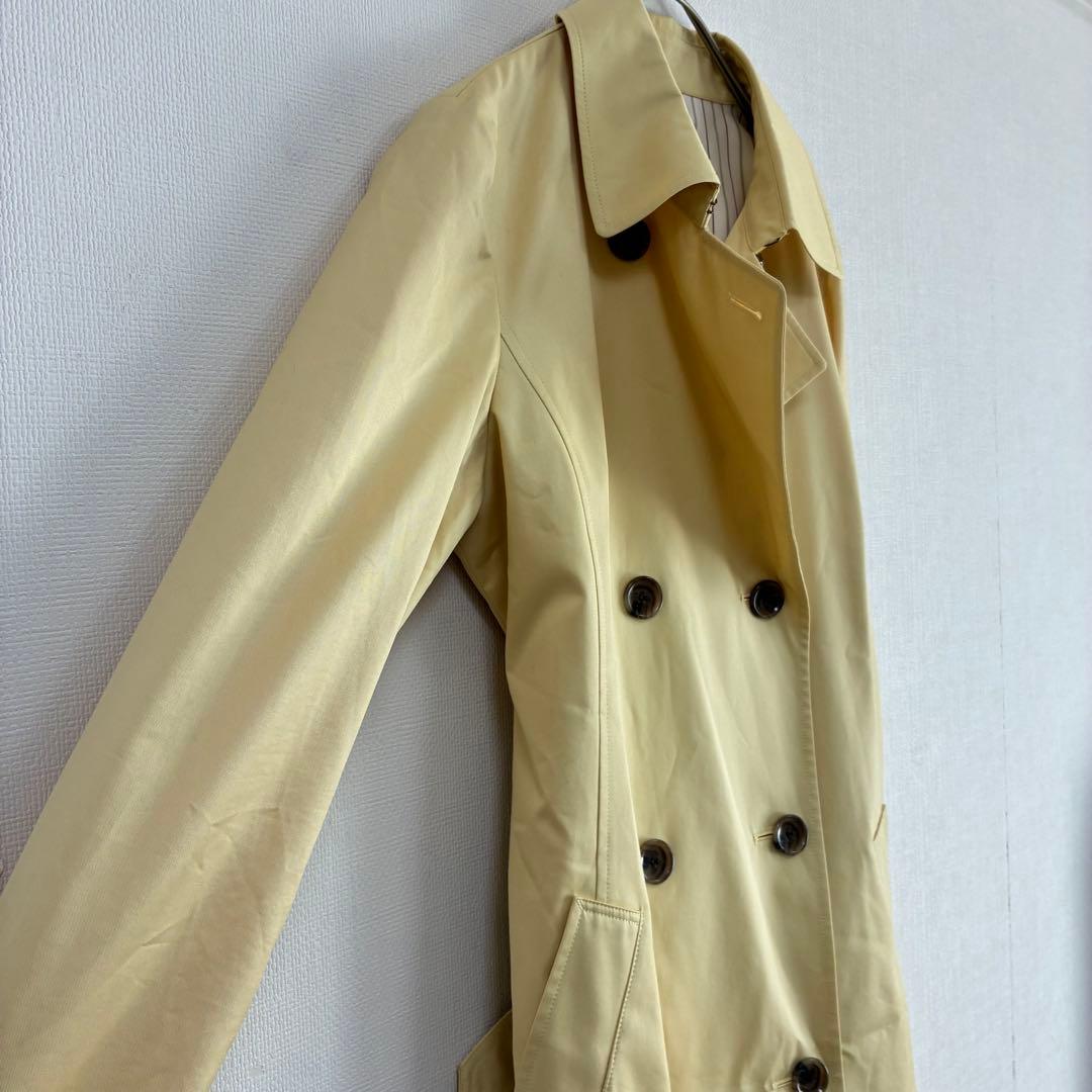 23区◉トレンチコート L イエロー ロング丈 ベルト付き きれいめ 春♡美品