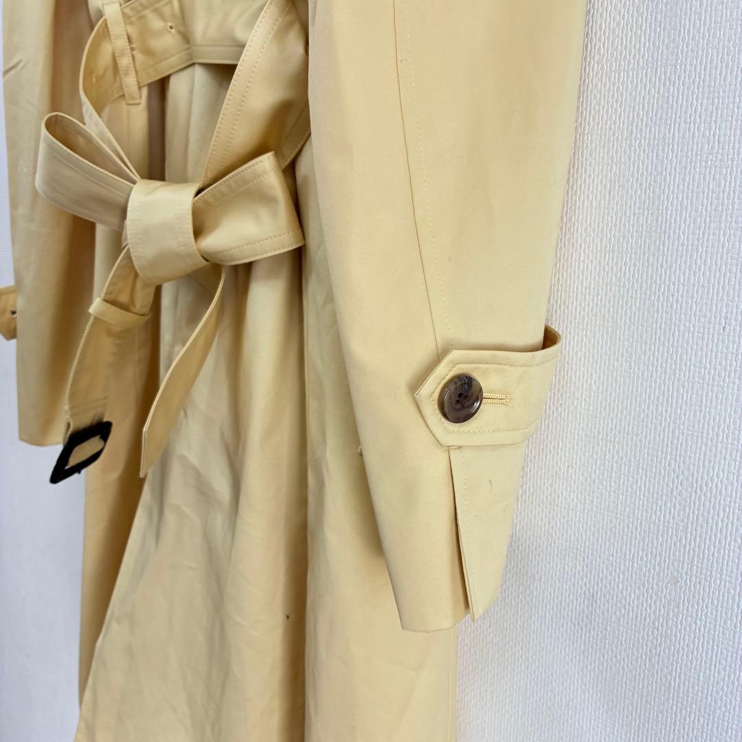 23区◉トレンチコート L イエロー ロング丈 ベルト付き きれいめ 春♡美品