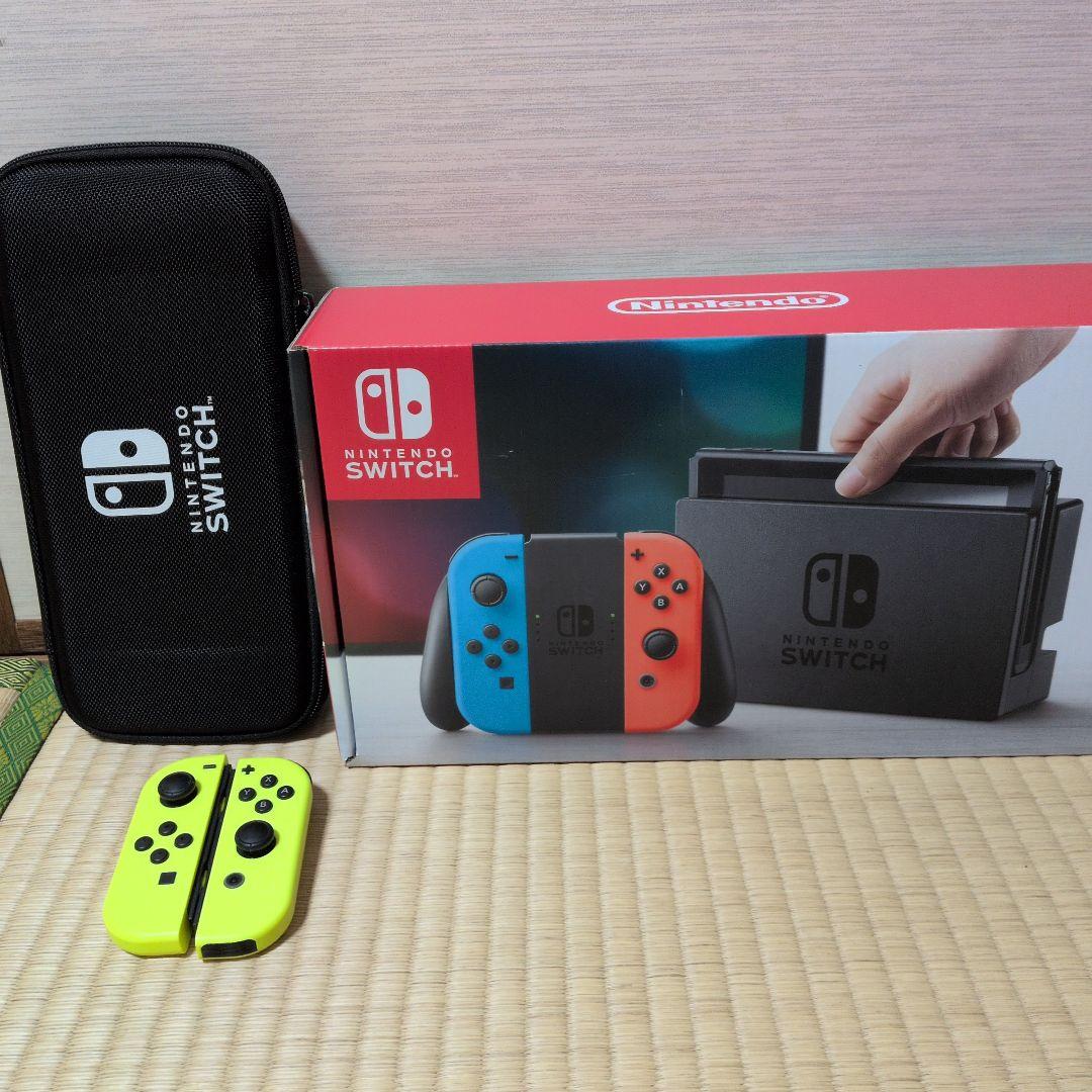 Nintendo Switch 本体 ジョイコン、SDカード、ケース付き