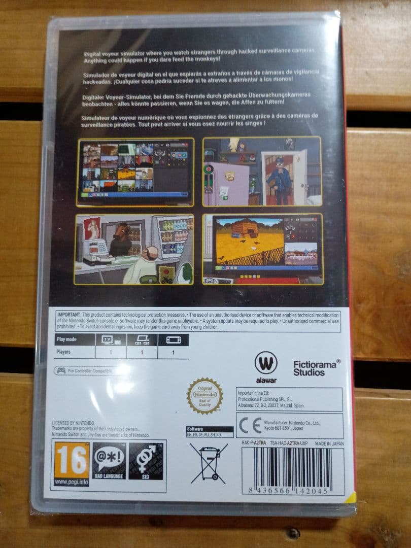 海外版　DO NOT FEED THE MONKEYS Switch　輸入版
