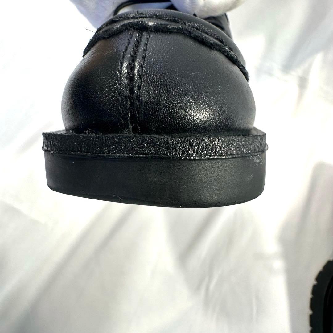 KLEMAN PADROR ブラックレザーモカシン サイズ41