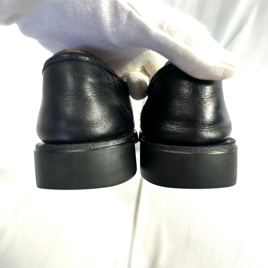KLEMAN PADROR ブラックレザーモカシン サイズ41