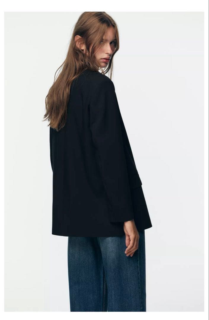 ZARA ダブルブレストオーバーサイズブレザー