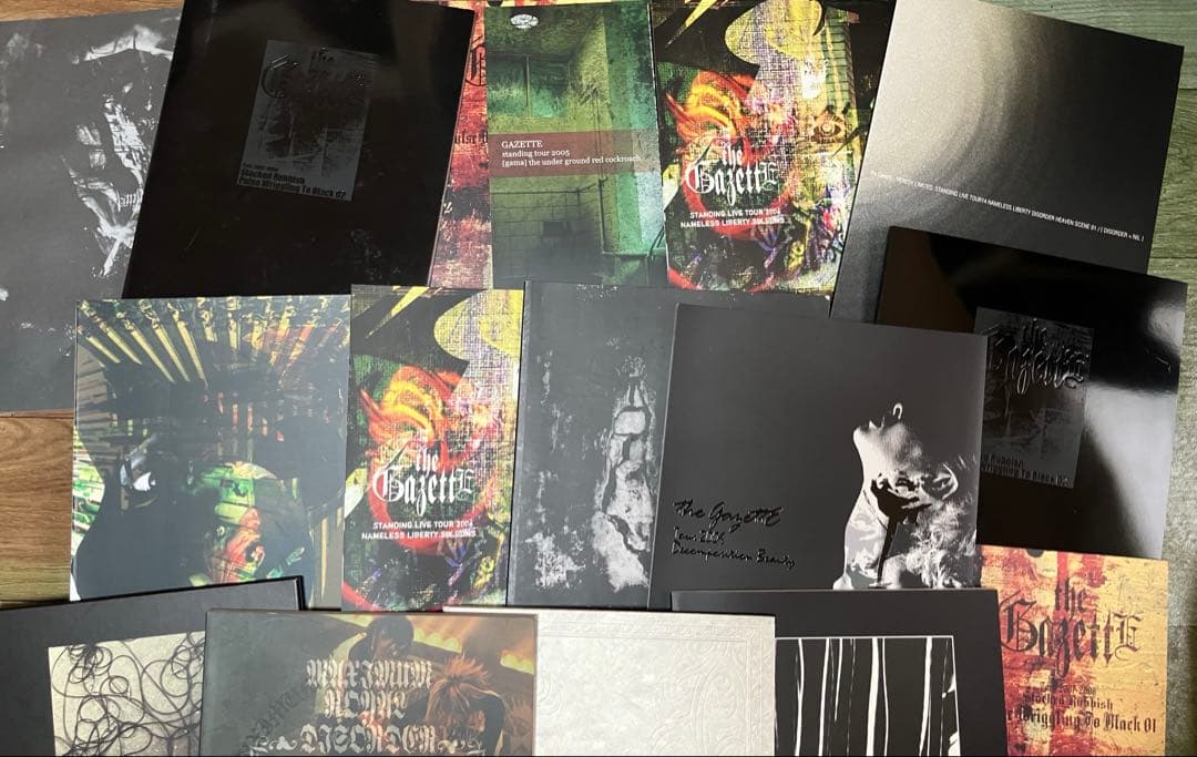 the GazettE パンフレット、写真集セット BLACKMORAL