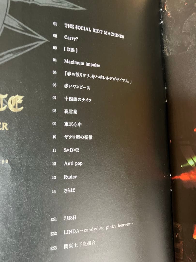 the GazettE パンフレット、写真集セット BLACKMORAL