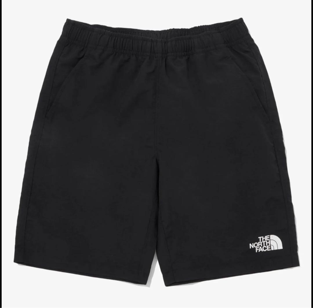 ノースフェイス　キッズ　140 セットアップ ホワイト　Tシャツ　ハーフパンツ