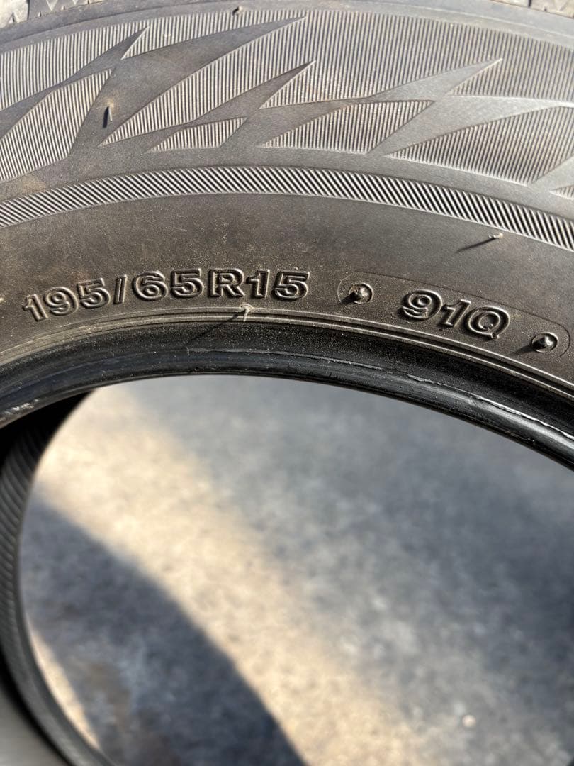 ブリヂストンVRX2 195/65R15 2019製スタッドレス中古品4本セット