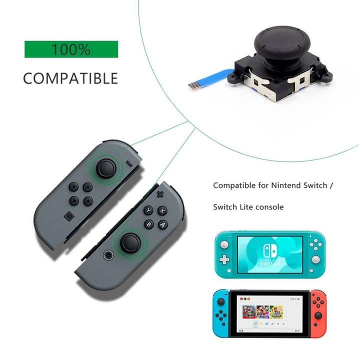 新品　送料無料　4個　Switch スイッチ ジョイコン 修理用スティック