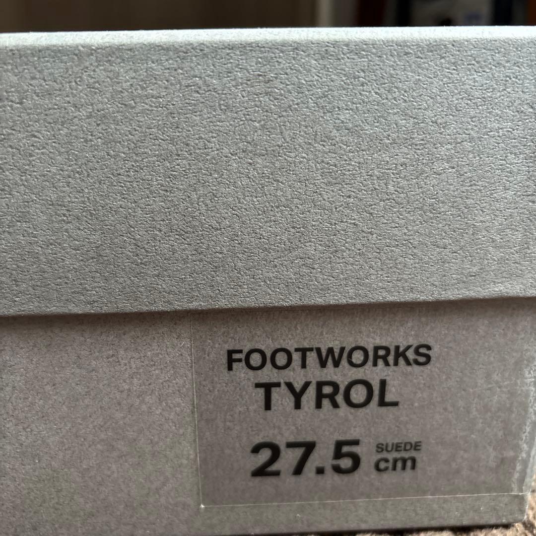 FOOTWORKS TYROL ブラック　27.5cm