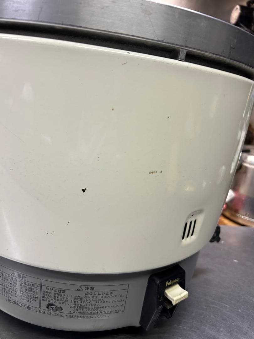 【動作品】パロマ業務用ガス炊飯器　6.0リットル3升PR-6DSS-1