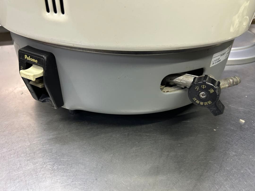 【動作品】パロマ業務用ガス炊飯器　6.0リットル3升PR-6DSS-1