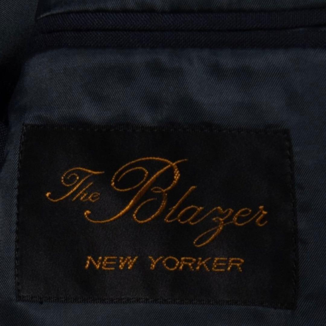 NEWYORKER ニューヨーカー テーラードジャケット 金ボタン 紺ブレ 美品