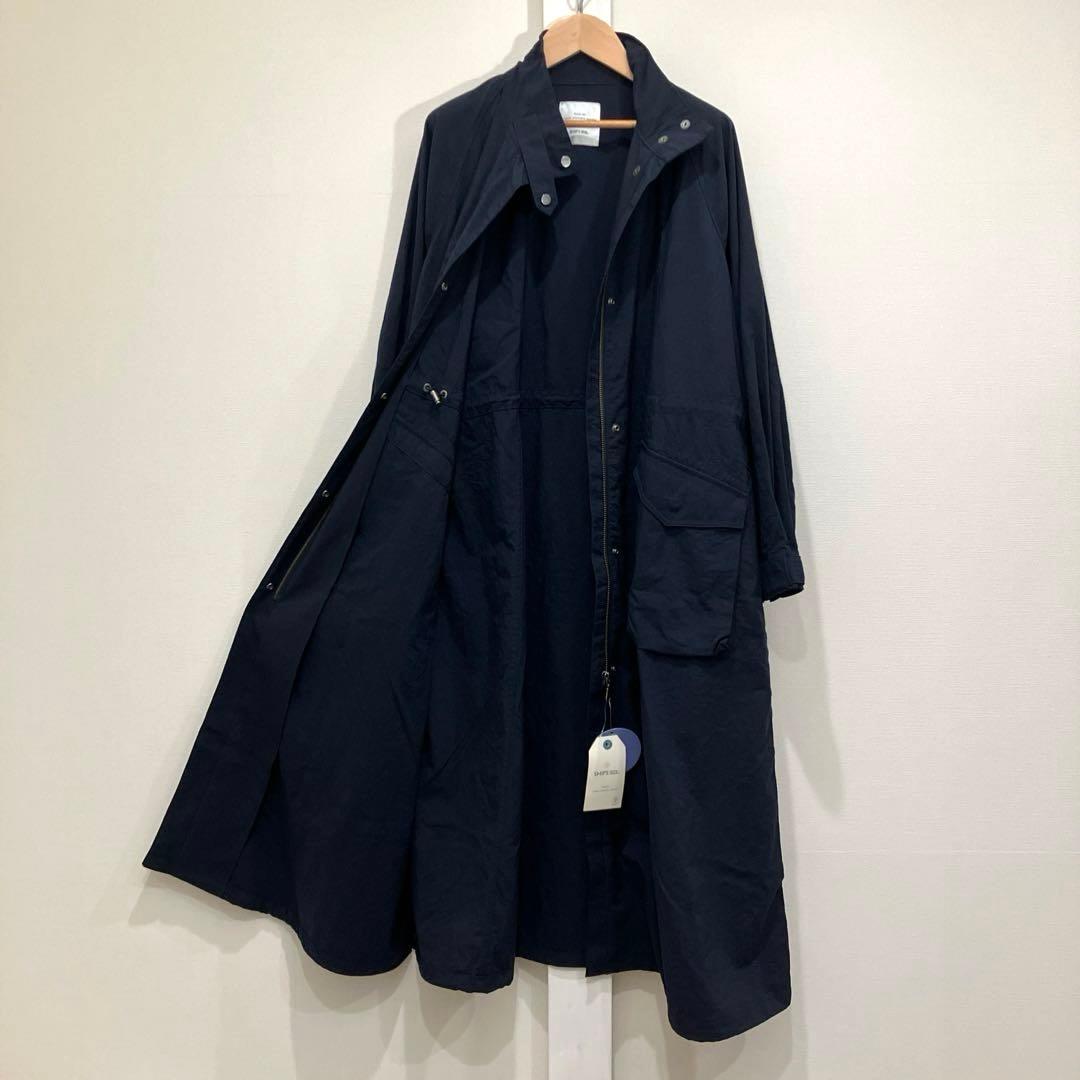 新品 タグ付き SHIPS any シップスエニィ ナイロン ロング コート