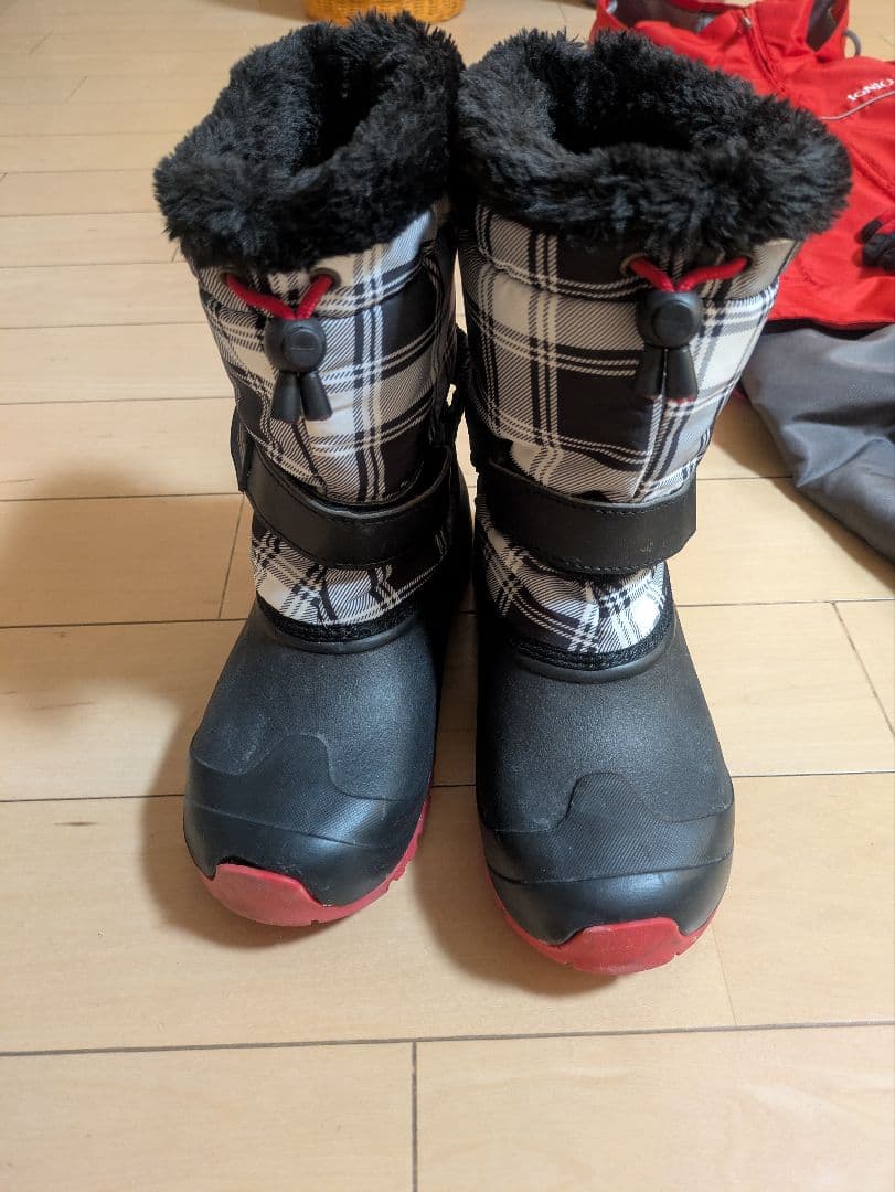 美品✨️キッズスキーウェア雪遊び6点セット 110~130調整可　24cm