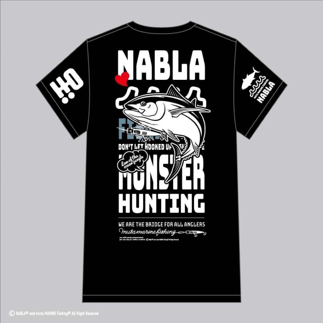 muta×NABLAコラボTシャツ マグロ ブラック