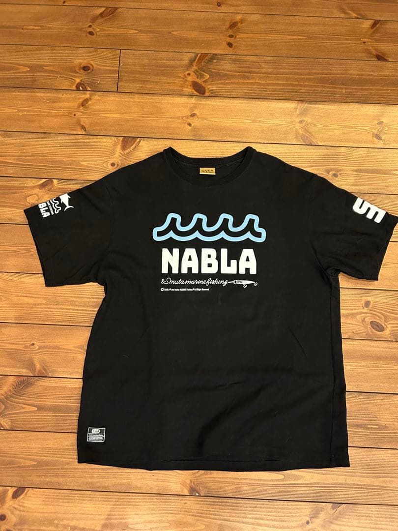 muta×NABLAコラボTシャツ マグロ ブラック