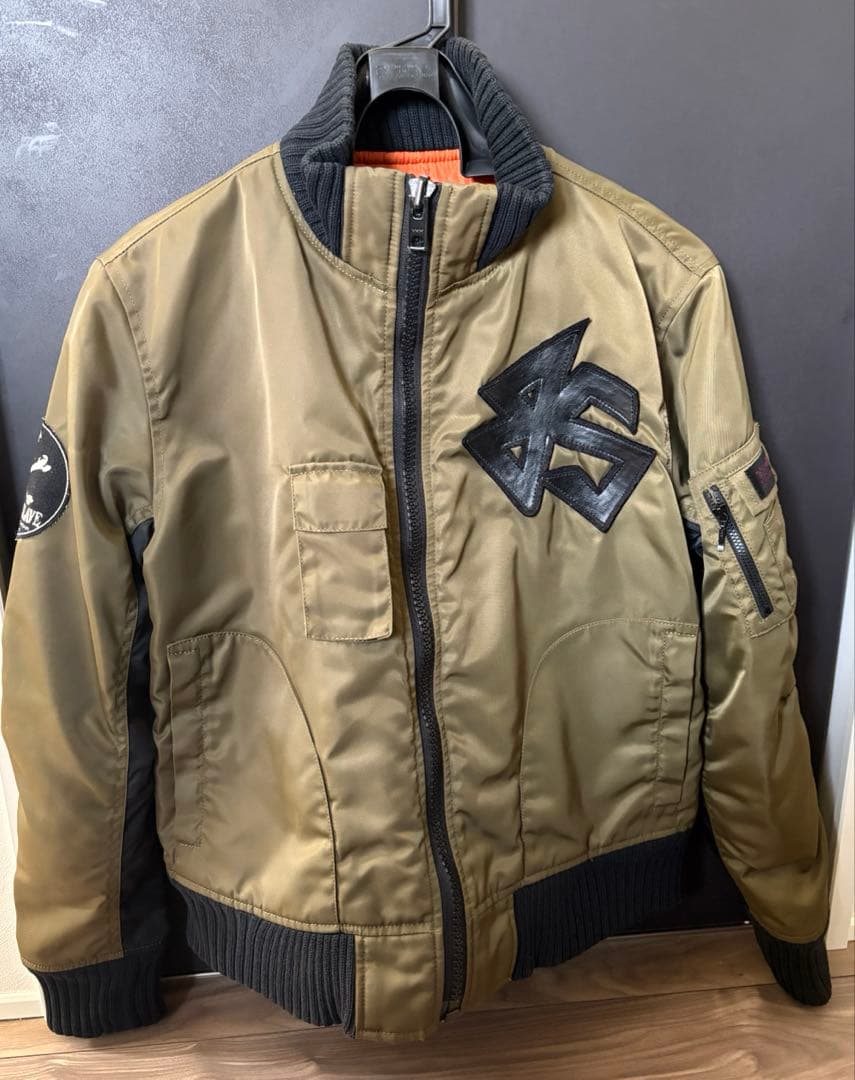美品 BEAUTIFUL SLAVE MA-1 M カーキ ミリタリー系