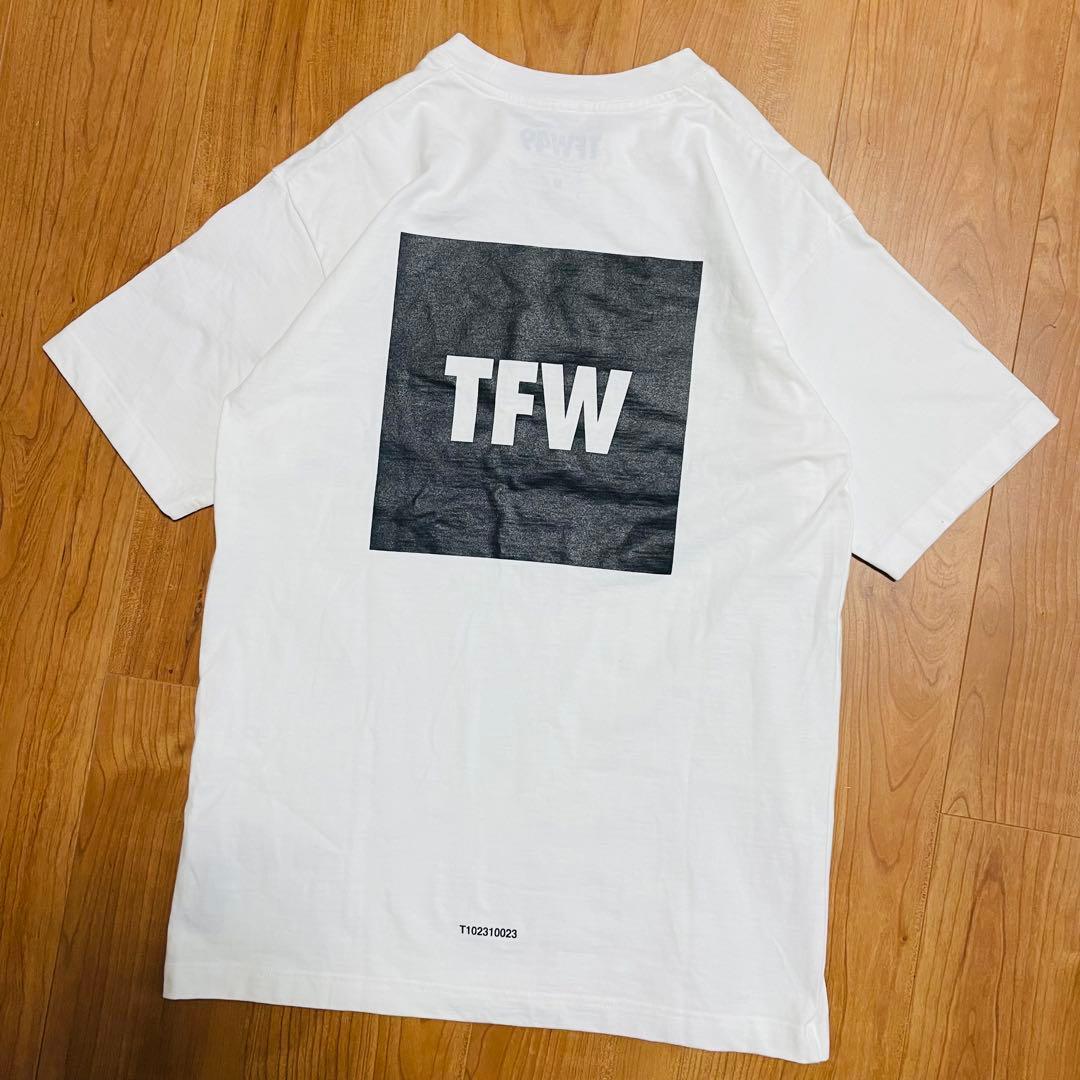 TFW49 Tシャツ　ホワイト　ブラック　S junhashimoto ゴルフ