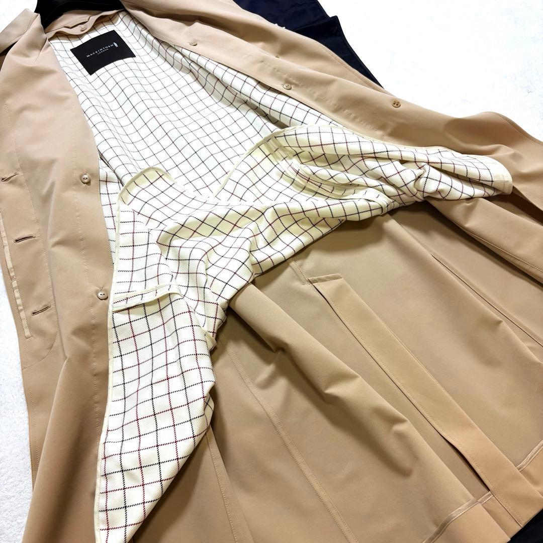 極美品　マッキントッシュロンドン　ライナー付　スプリングコート　上品　38