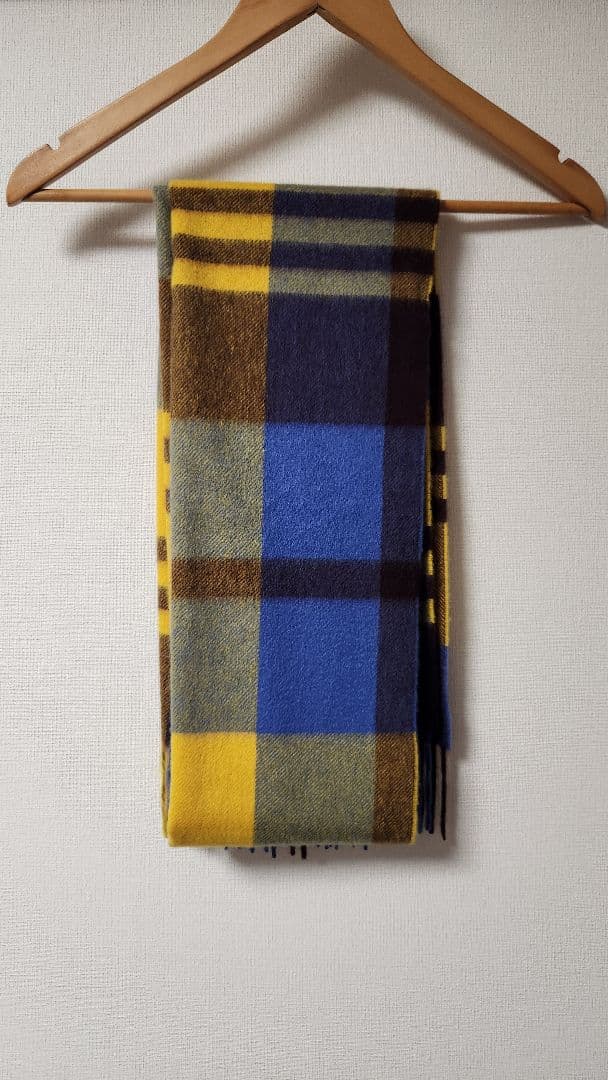 Joshua Ellis カシミヤマフラー プライマリーウォッチ 35×190