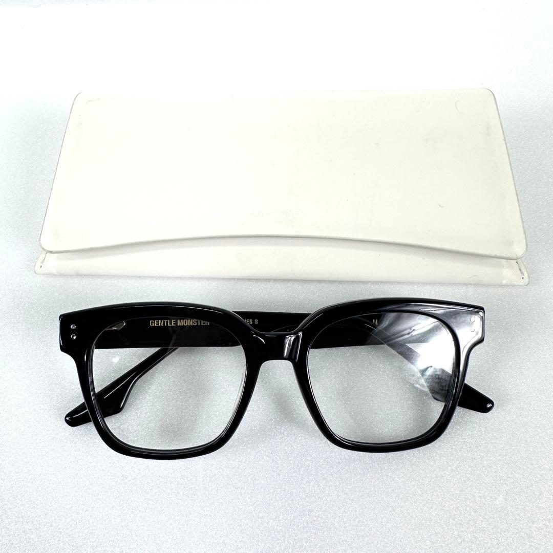 【美品】ジェントルモンスター UNA.C N 01 サングラス メガネ ブラック