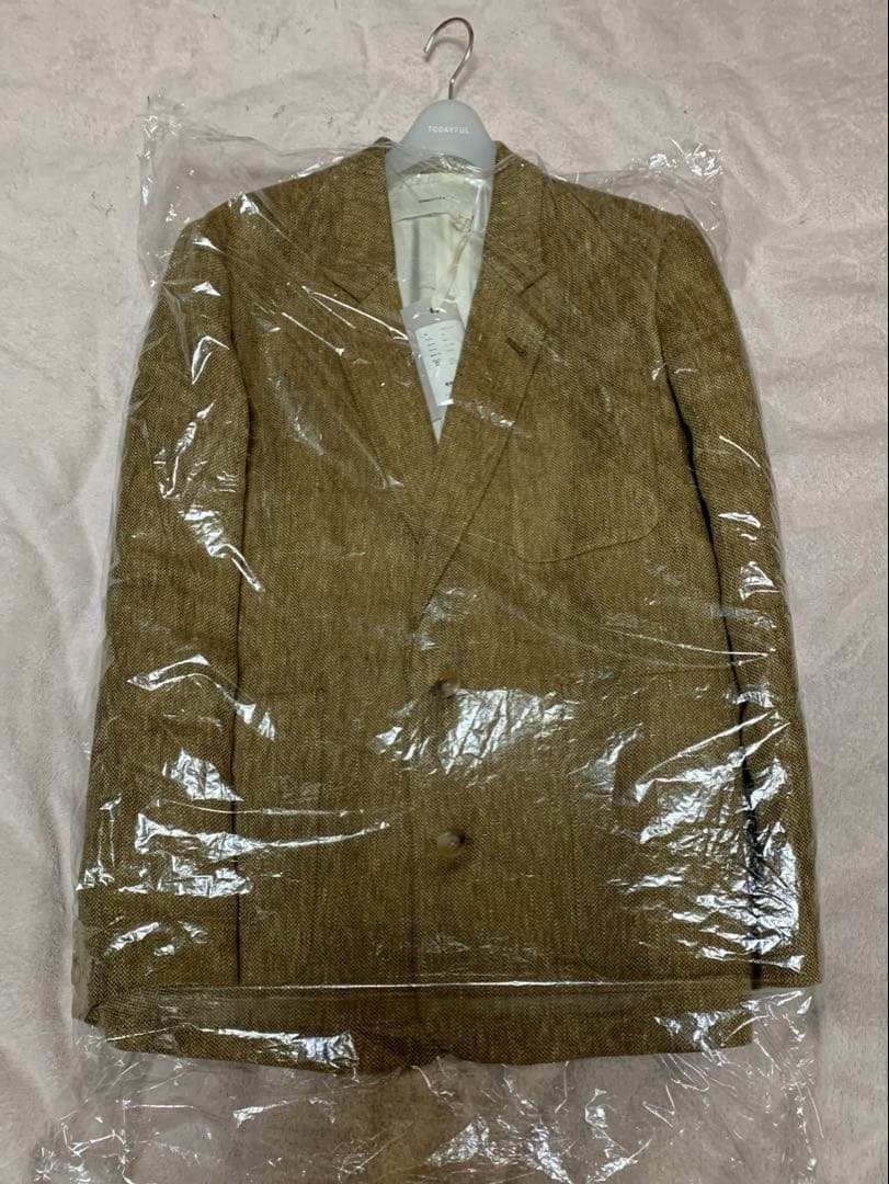 TODAYFUL Boyfriend Linen jacket 36ベージュ