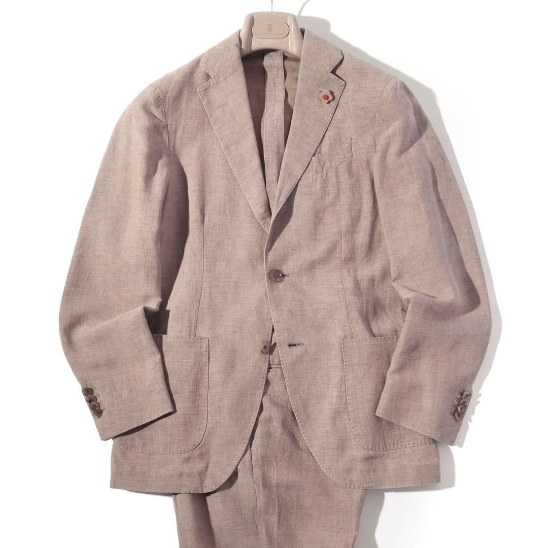 LARDINI ラルディーニ セットアップ スーツ ベージュ 42 XS〜S