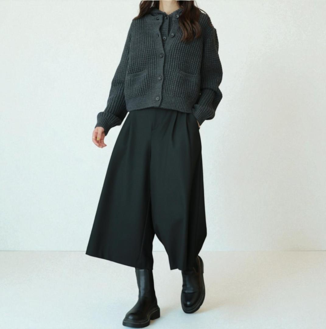 送料無料 完売品 ユニクロC キュロット 3XL ブラック UNIQLO C