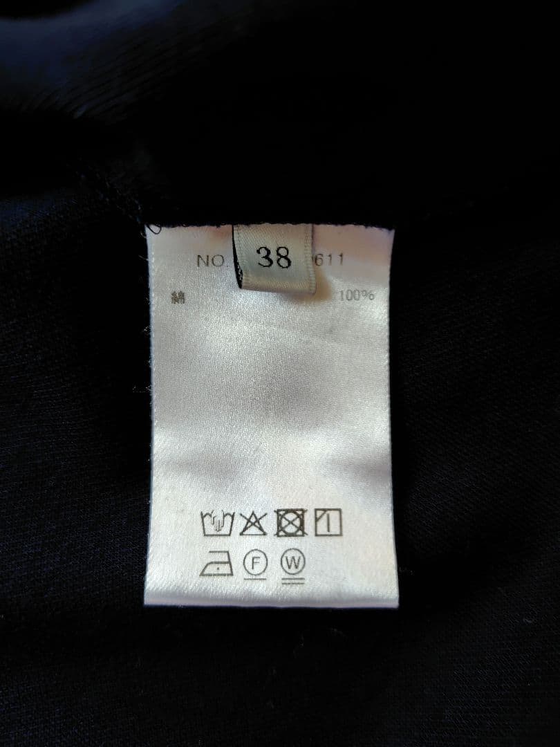【うさぎ様】25商品美品　クロシェパーツカノコ カットソー　38　ネイビー