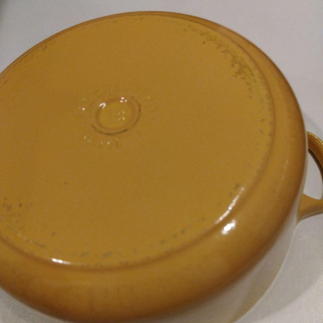 LE CREUSET ル・クルーゼ 両手鍋 18cm イエロー ルクルーゼ