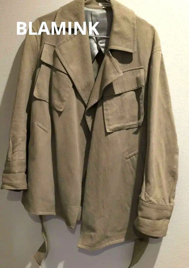 ブラミンク　ジャケット　ベルト付き