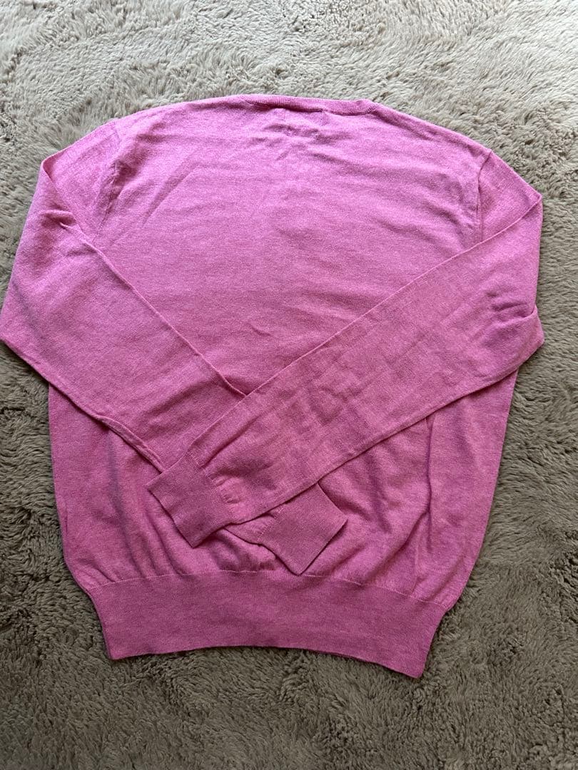 POLO RALPH LAUREN PIMA COTTON カーディガン ピンク