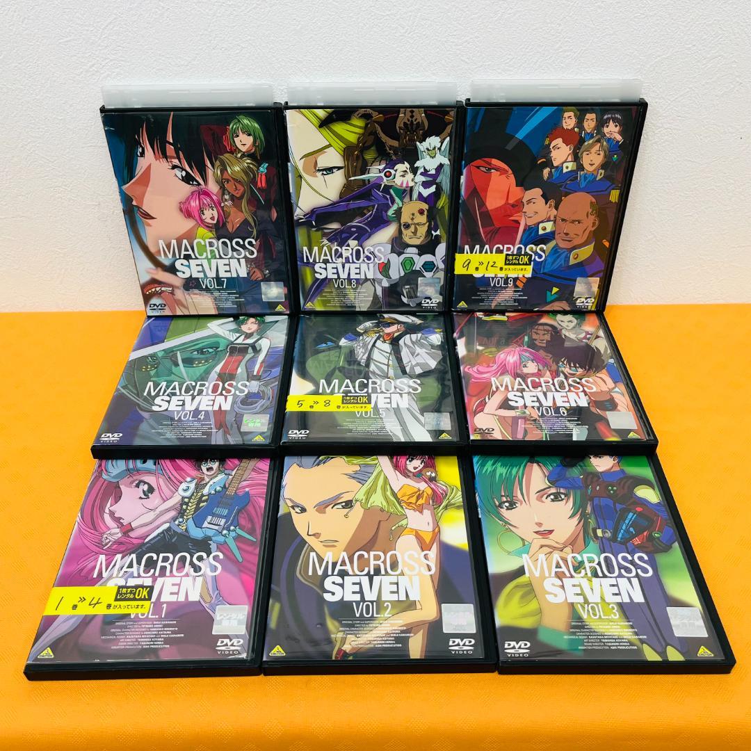 『マクロス７／マクロスプラス』13巻+4巻 計17巻セット レンタル使用済DVD