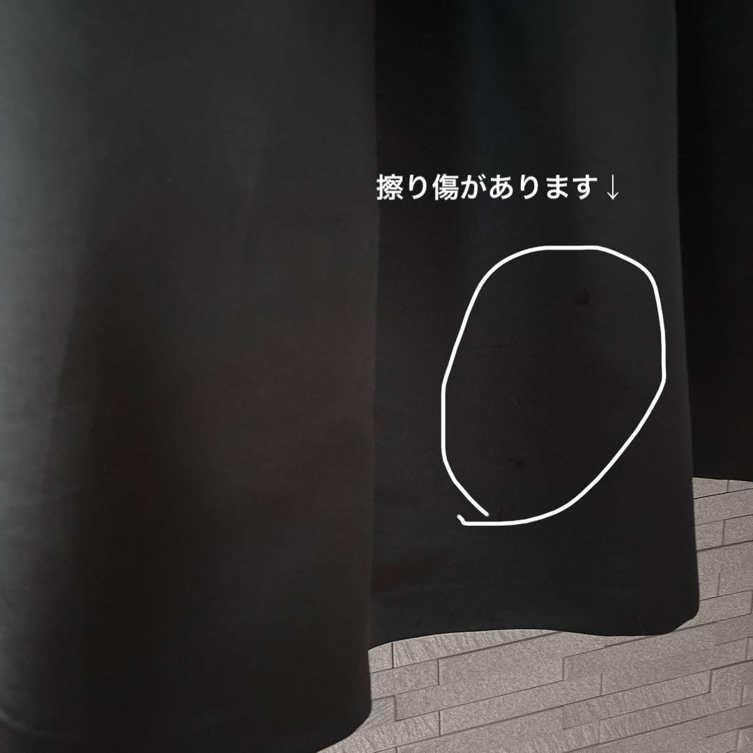 heve♡Satin Dress Tuck SK　black
