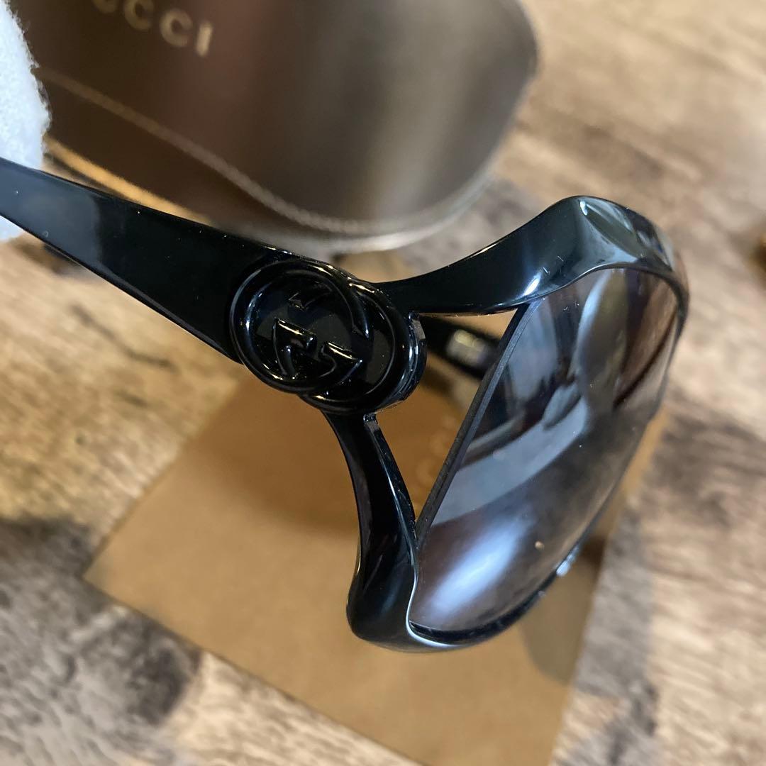 GUCCI サングラス★インターロッキングGG3110 黒ブラック、美品