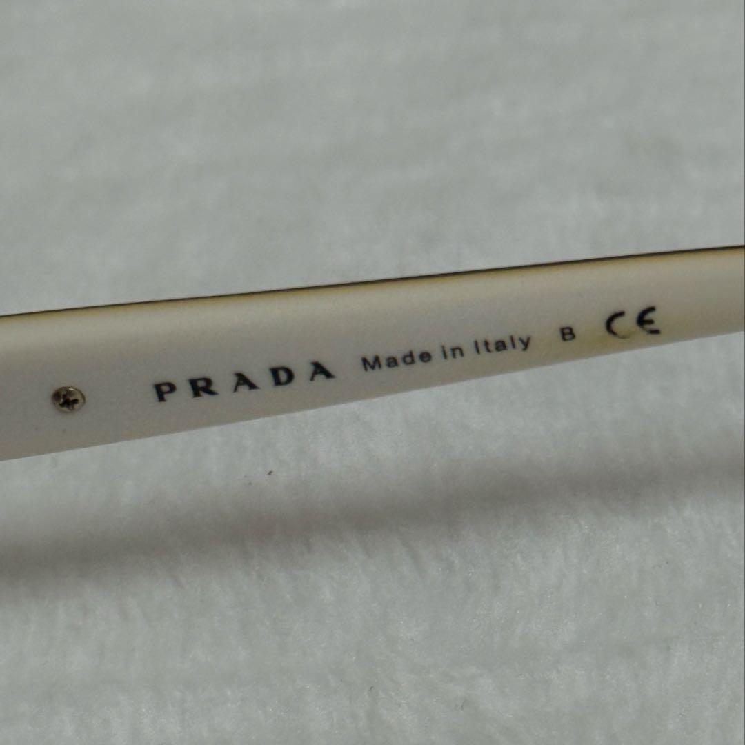 プラダ★サングラス★茶色×白系★ケース付き★美品