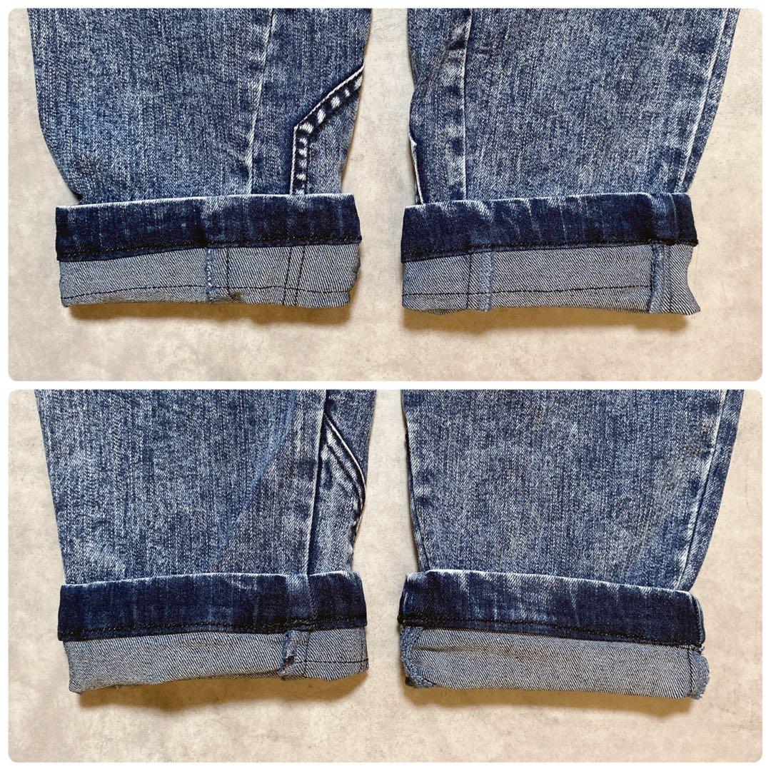 archive Y2K 00s BLUEB テーパードデニムパンツ ギミックXL