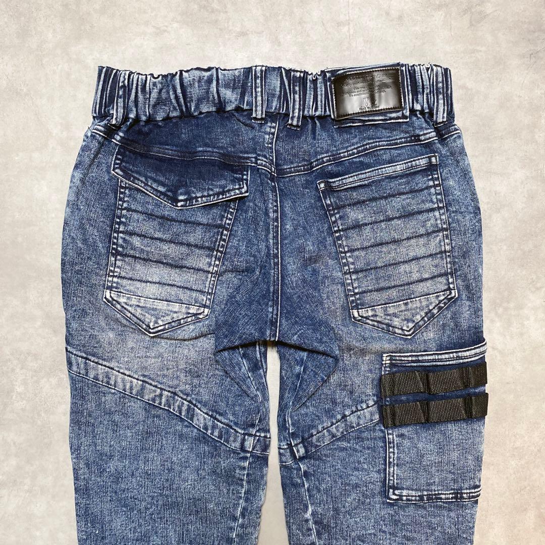 archive Y2K 00s BLUEB テーパードデニムパンツ ギミックXL
