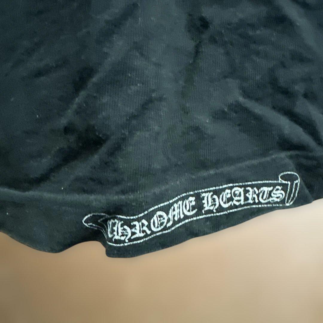 け*う様 90s CHROME HEARTS ブラック Tシャツオールドクロム