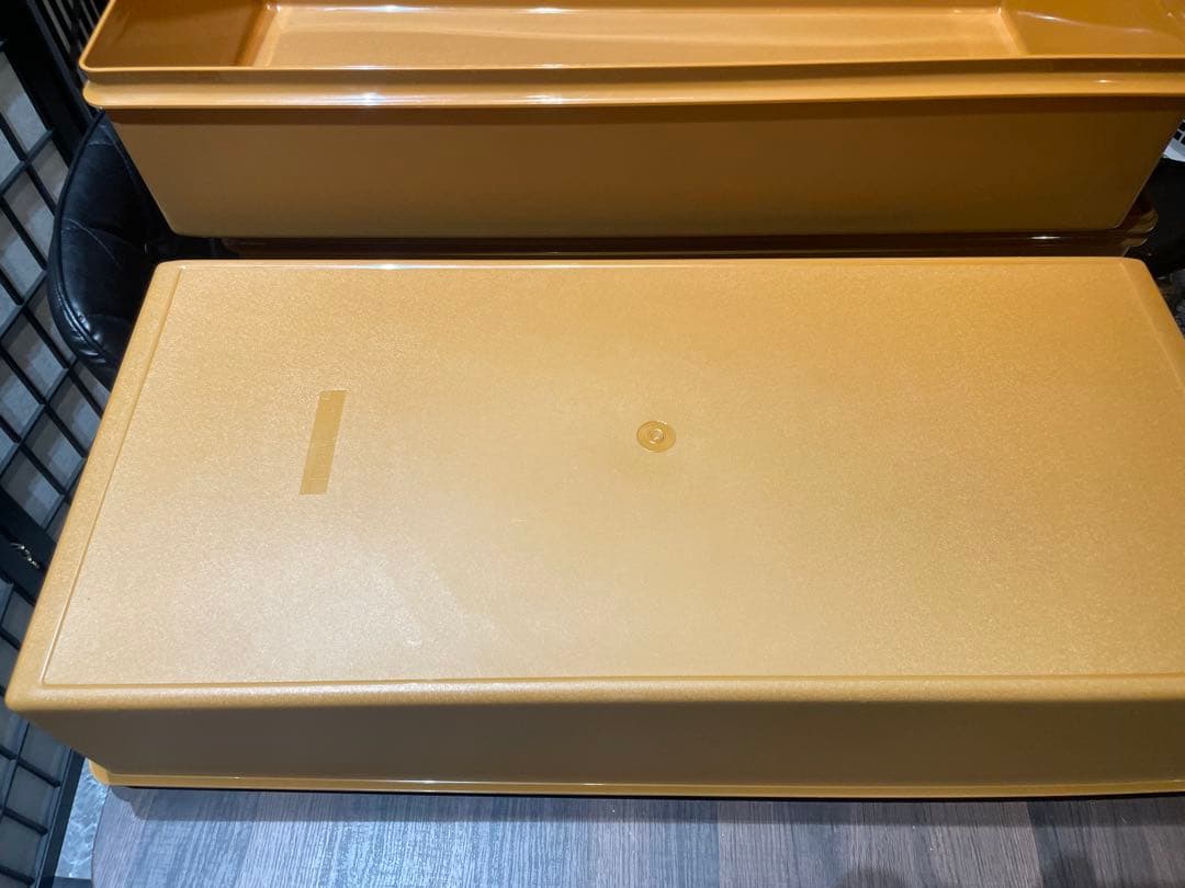 【中古品】タッパーウェア　ロングスーパーケース　3個セット