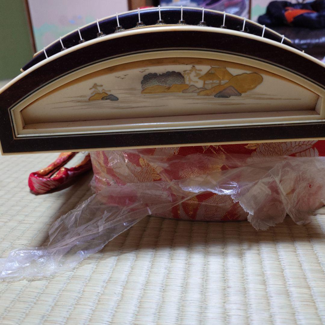 木製 13弦 筝 ダークブラウン