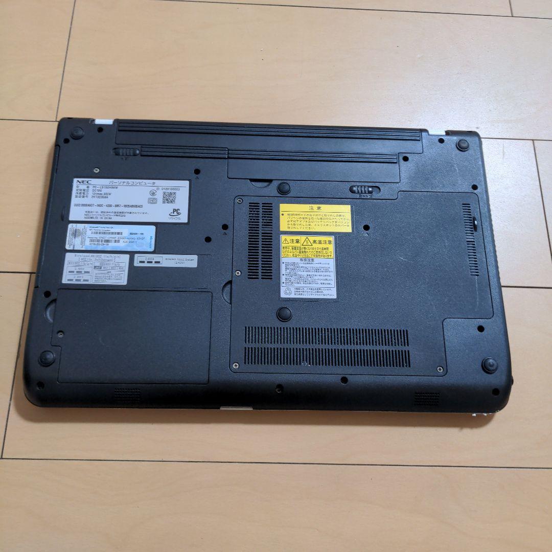 NEC Lavie ノートPC 本体 ACアダプタ付き PC-ls150hs6w