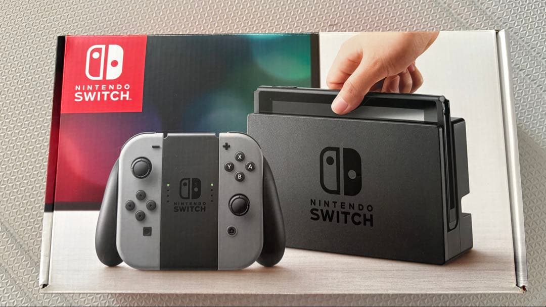Nintendo Switch 本体 グレー Joy-Con付き ＋ソフト